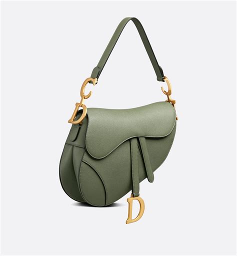 green dior bag|Dior saddle bag green.